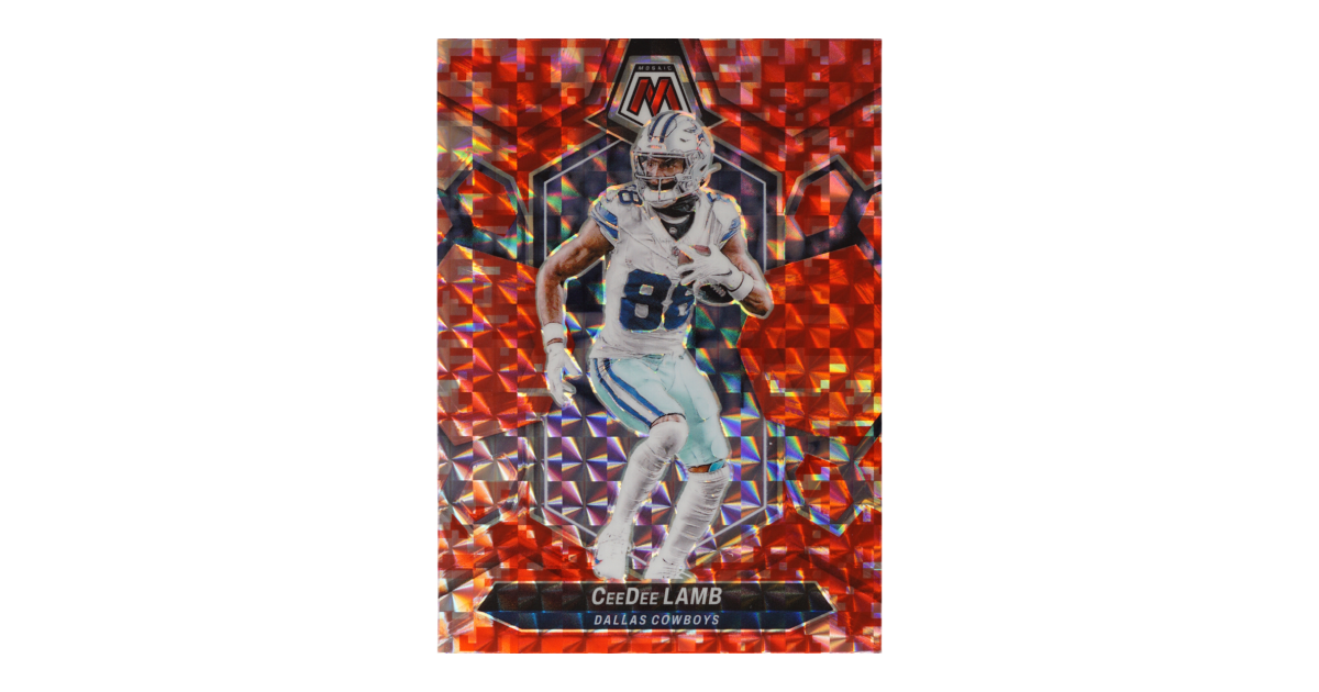CeeDee Lamb · 2024 Panini Mosaic Base Camo Red | ClutchCollect