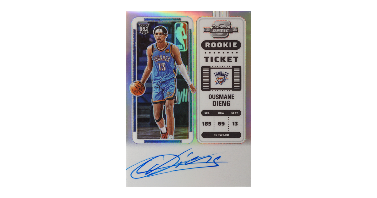 Ousmane Dieng · 2022 Panini Contenders Optic Rookie Ticket Silver 